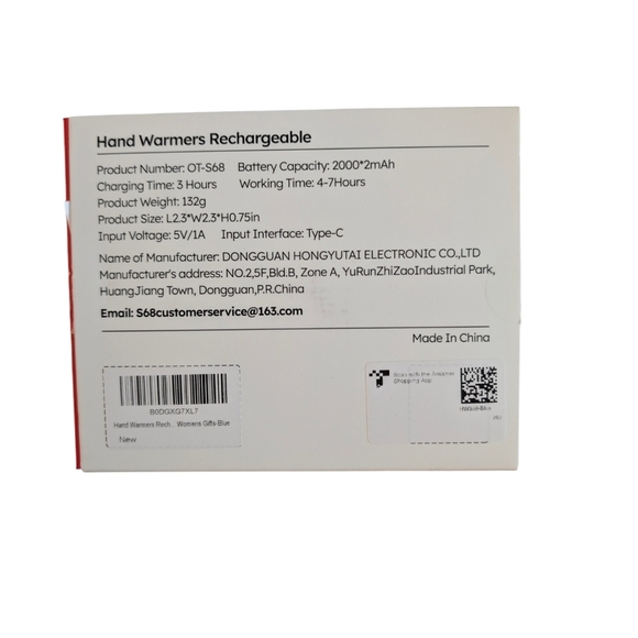 NWT Okayice Pocket Size Hand Warmers Rechargeable 2 Pack Ultrathin Electric - Picture 2 of 3